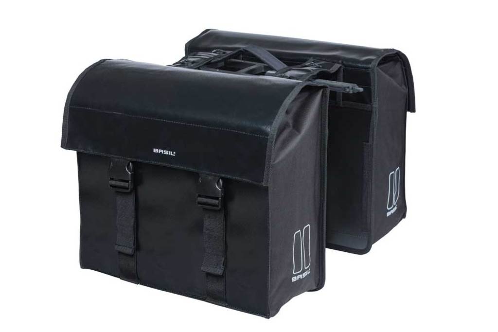 Dubbele-Fietstas-Basil-Urban-Load-MIK-Black-48-53-Liter Dubbele-Fietstas-Basil-Urban-Load-MIK-Black-48-53-Liter